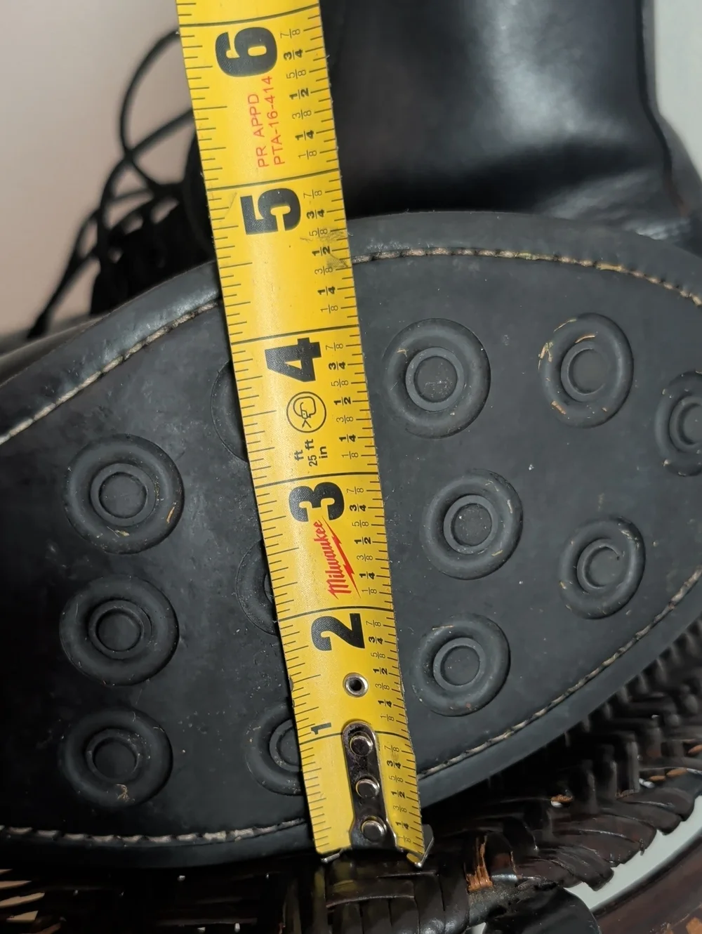 Oak Street Bootmakers Dainite Trench Boot Black Men Size US 10.5 D